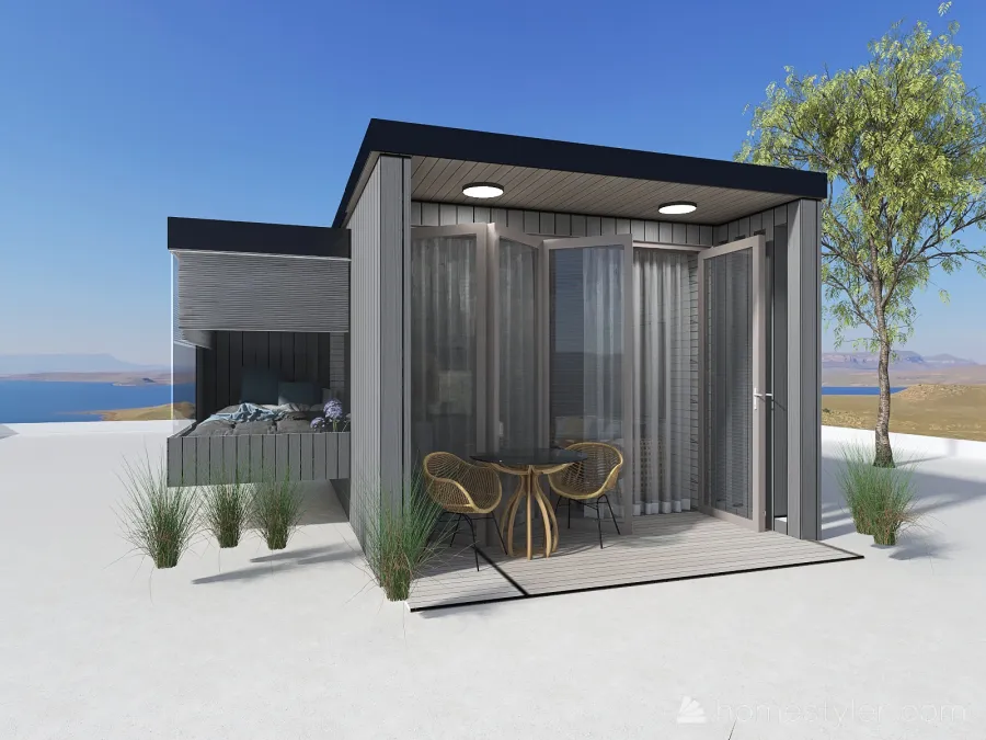 Costal #OceanContest, tiny design house Blue 3d design renderings