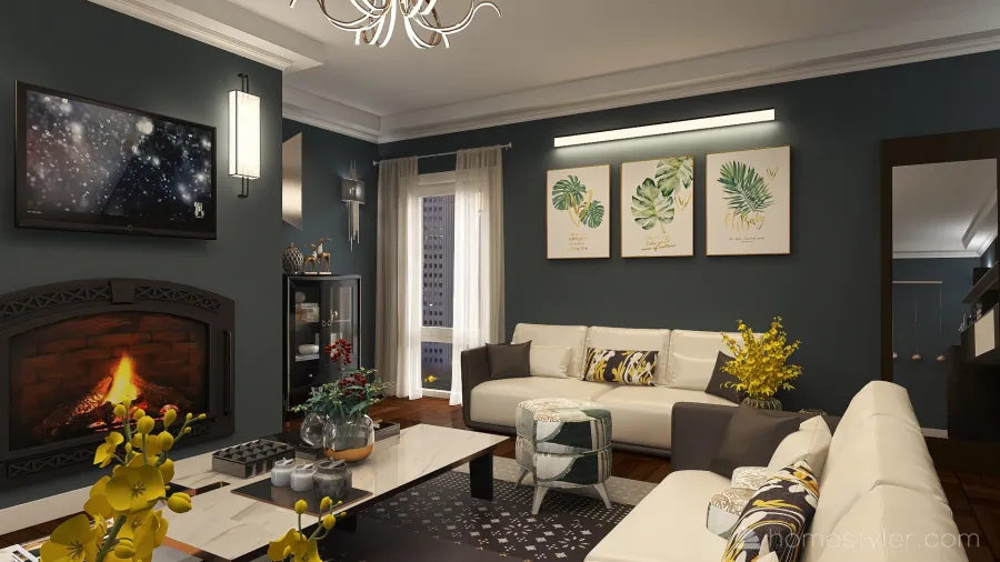 #livingroomdesign 3d design renderings