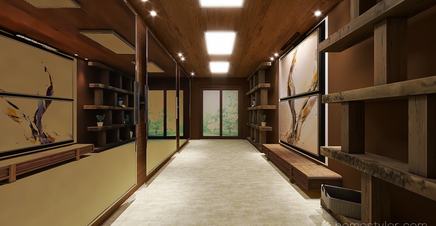 Corredor Amazônia Interior Design Render