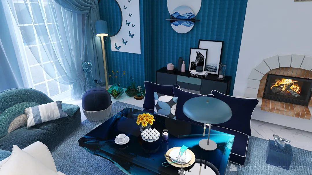 #OceanContest The Sea Blue 3d design renderings