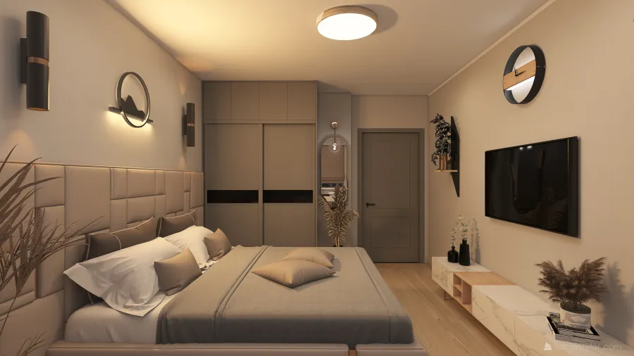 Моя новая спальня 3d design renderings