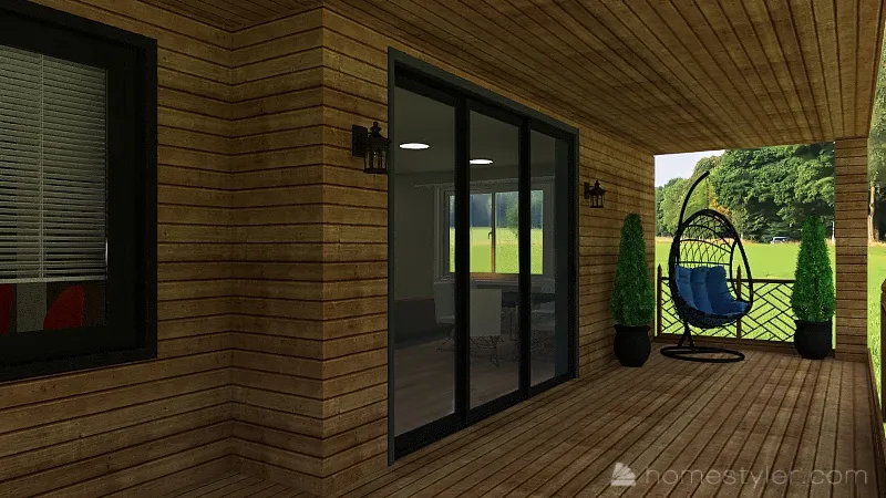 Загородный дом (Рукавец К.А.) 3d design renderings