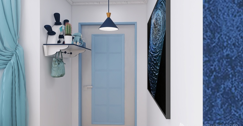 #OceanContest Blue Loft 3d design renderings
