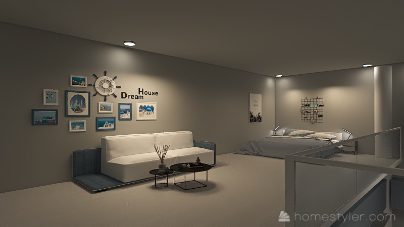 #OceanContest -Dream House Interior Design Render