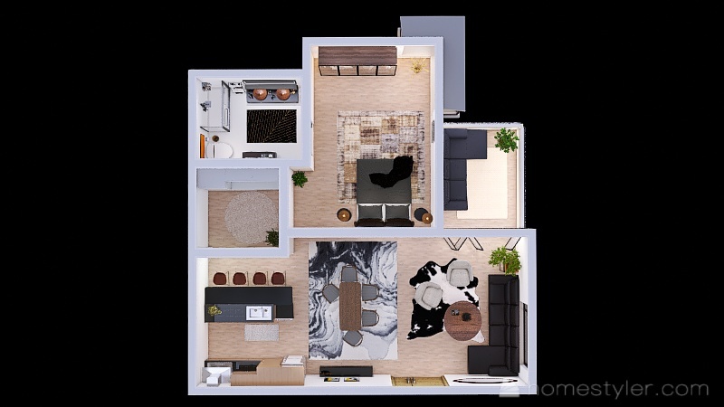 Apartamento Moderno 3d design picture 106.04