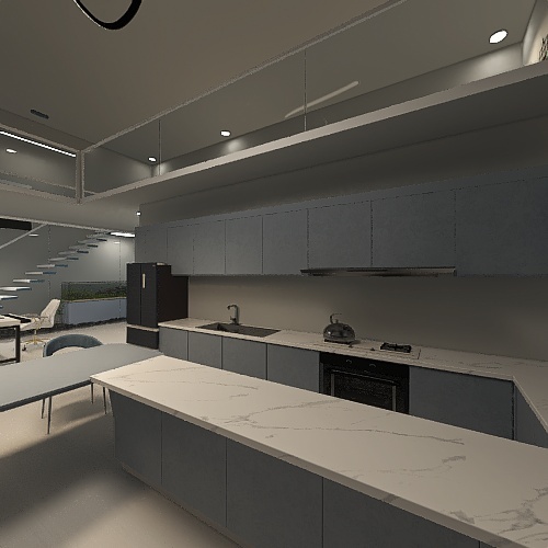 #OceanContest -Dream House 3d design renderings
