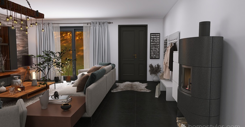 maison de lina Interior Design Render