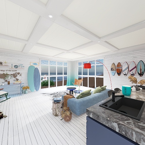 #OceanContest Interior Design Render