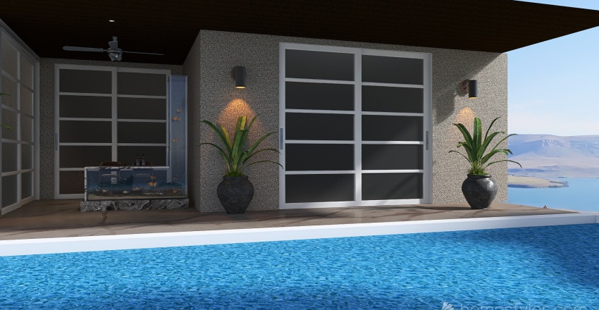 #OceanContest  Blue Lagoon Blue 3d design renderings