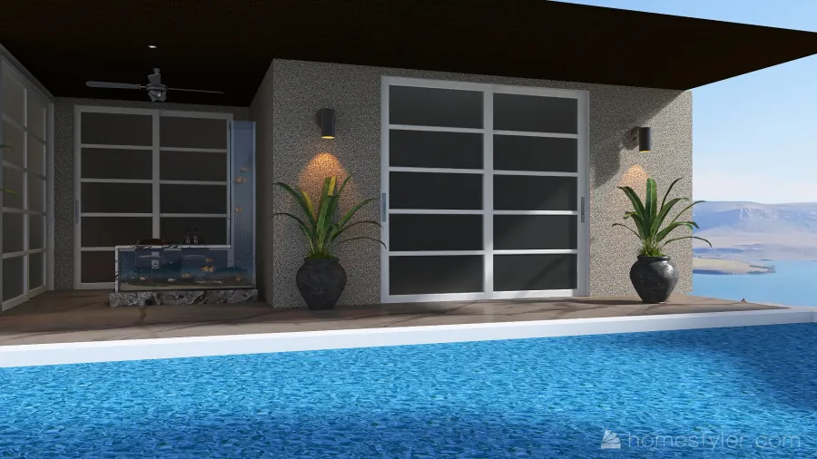#OceanContest  Blue Lagoon Blue 3d design renderings