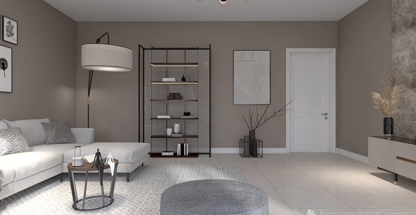 Appartamento Trilocale 3d design renderings