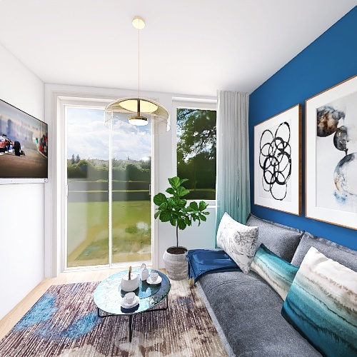 #OceanContest- apartament for rent for tourists 3d design renderings