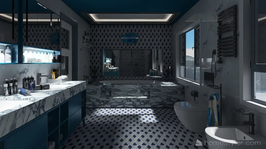 villla  duplex  blu ocean ... 3d design renderings