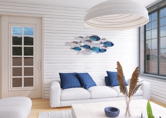 #OceanContest small living  Design Rendering