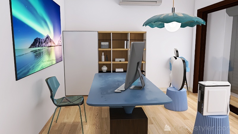 #OceanContest SMALL MODERN OFFICE CONCEPT 3d design renderings