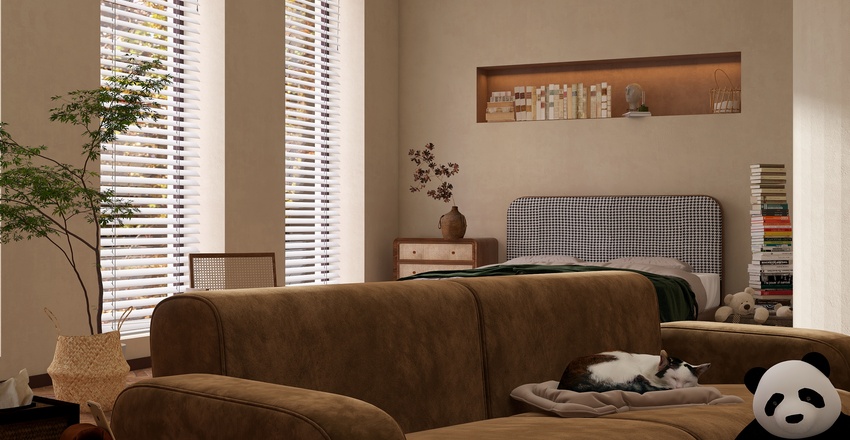 #EmptyRoomContest Homestyler Demo Project EarthyTones 3d design renderings