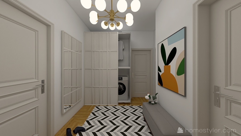 apartament pastia 3d design renderings
