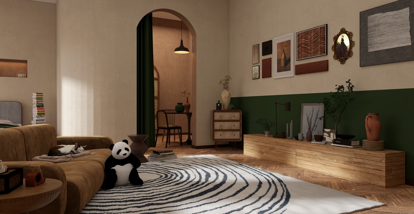 #EmptyRoomContest Homestyler Demo Project EarthyTones 3d design renderings