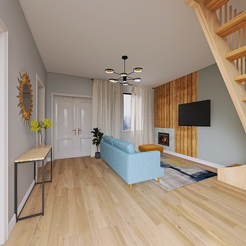 Copy of гостиная 1 вариант 3d design renderings