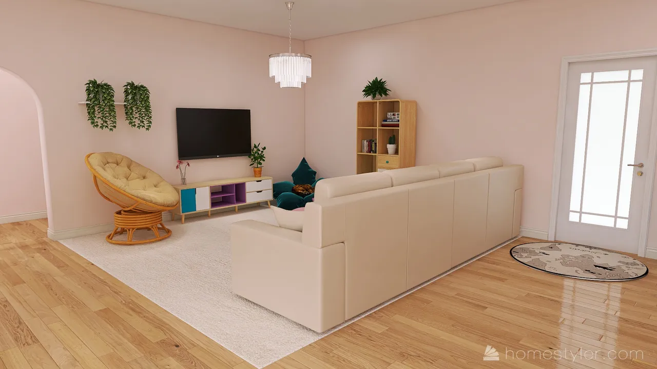 LivingDiningRoom 3d design renderings