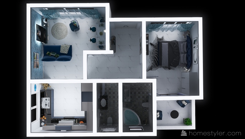 #OceanContest Lazuli house  3d design picture 82.7