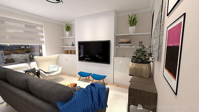 Living room July 2022 review 3d design renderings