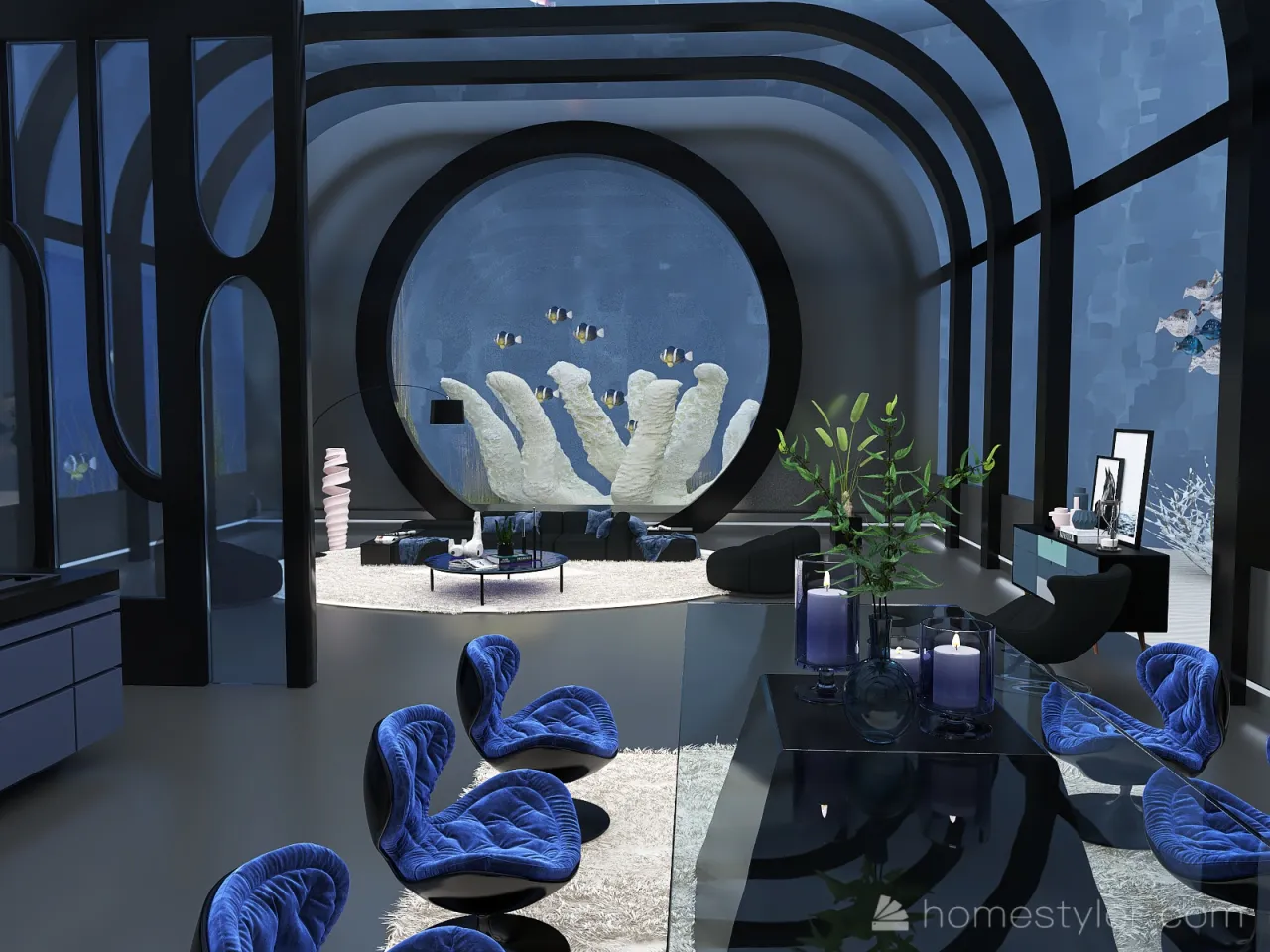 Costal Blue OtherRoom 3d design renderings