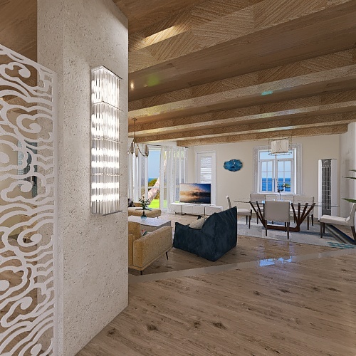 #OceanContest-Vacation Villa 3d design renderings
