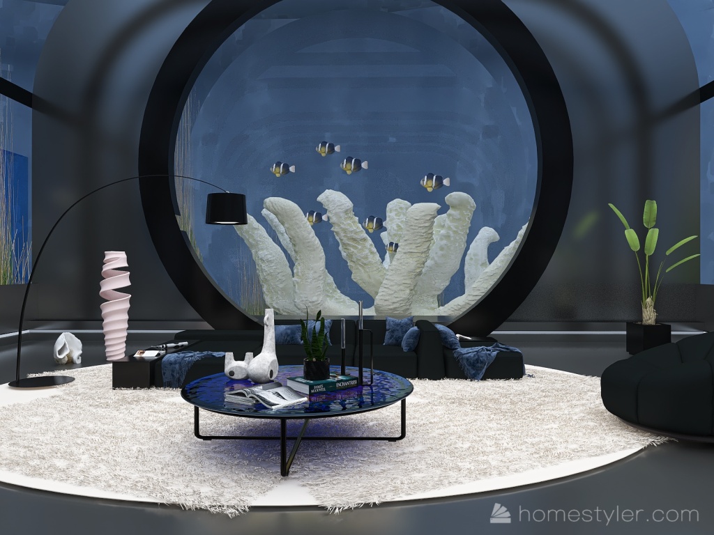 Costal  #OceanContest - Underwater Design  Blue 3d design renderings