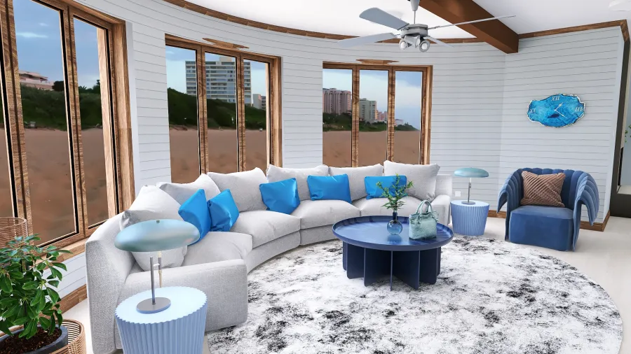 #OceanContest-Mini Beach Resort 11/6/2021 Blue 3d design renderings