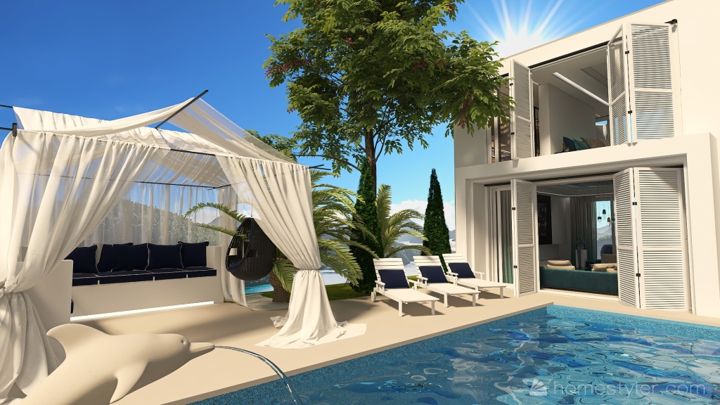 #OceanContest  blue diamond Blue 3d design renderings
