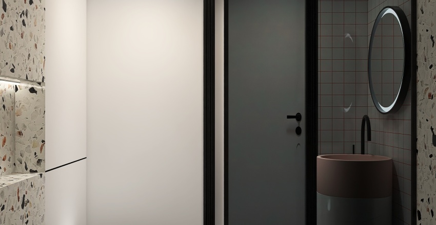 Black&Glam appartement 3d design renderings