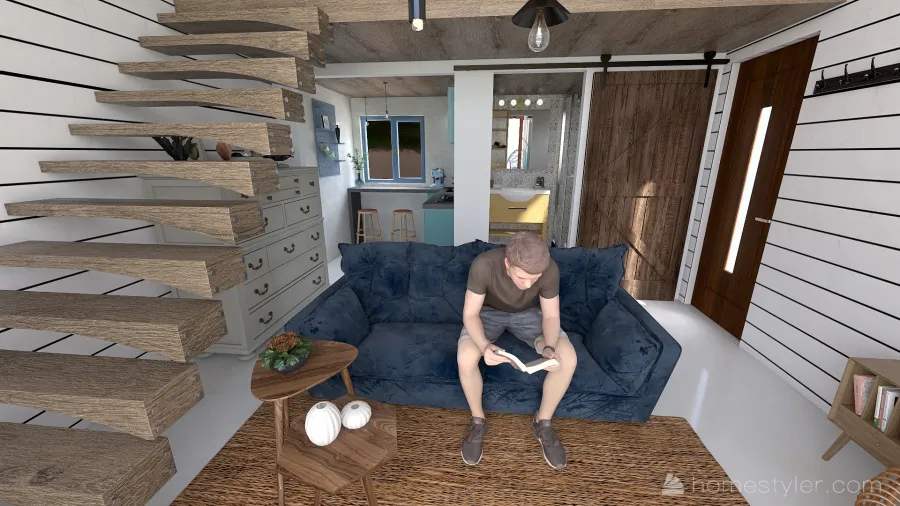 Living Area 3d design renderings