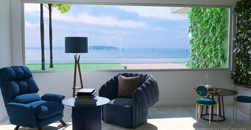 Costal Blue Suite Master 3d design renderings