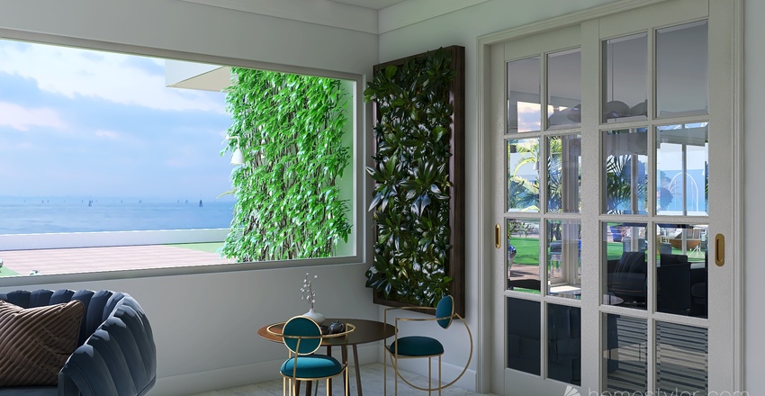 Costal Blue Suite Master 3d design renderings