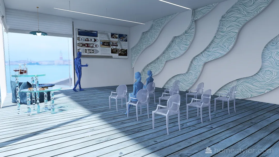 #OceanContest - Yacht Club 3d design renderings