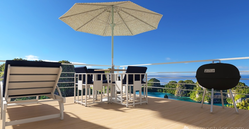 Costal #oceanContest Villa Paraíso 3d design renderings