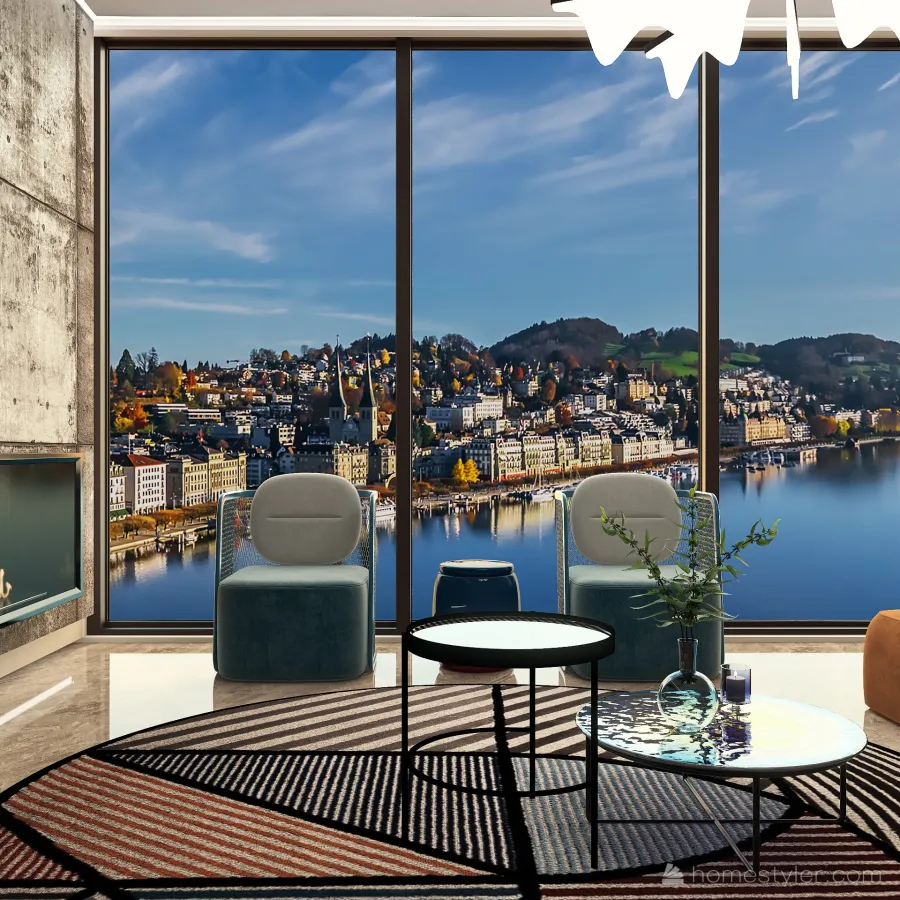 #OceanCONTEST- ocean apartment 3d design renderings
