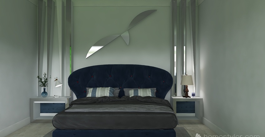 Costal Blue Suite Master 3d design renderings