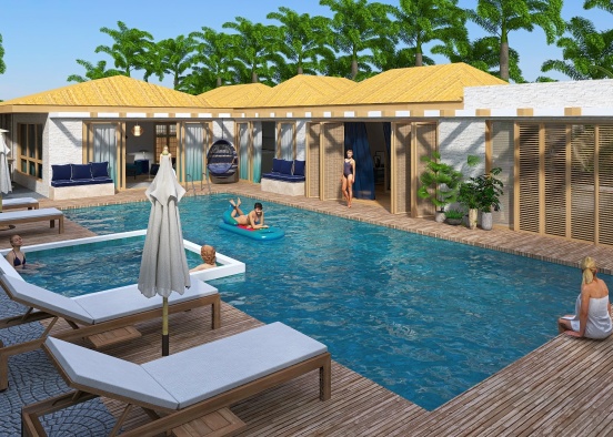 #OceanContest - Ocean Private Villa Resort Design Rendering