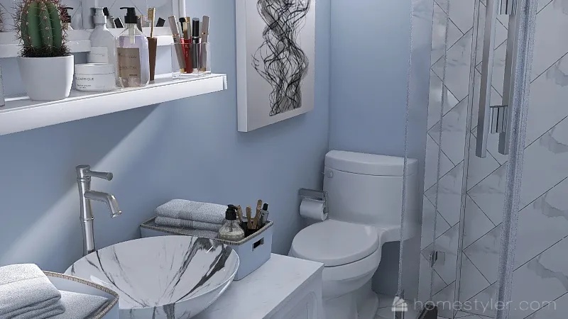 Bathroom 3d design renderings