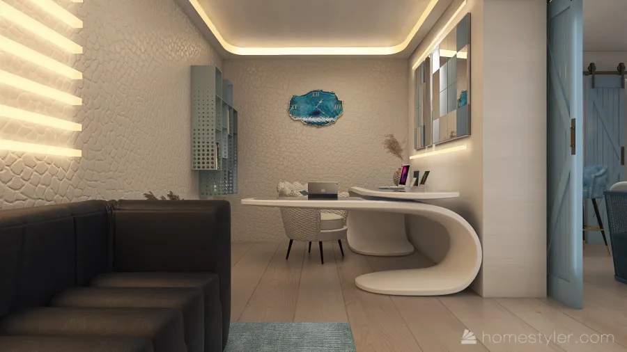 Costal #oceancontest  //young family apartament// 3d design renderings