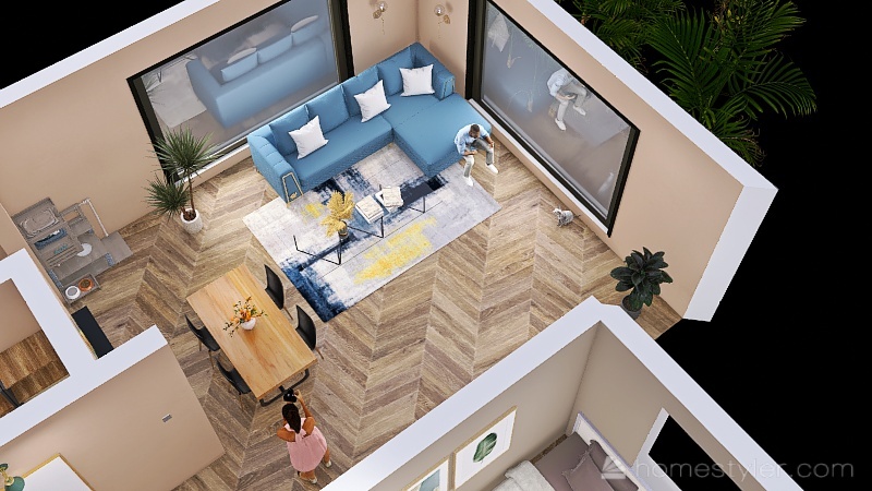 Komornicka Project No. 1 Interior Design Render