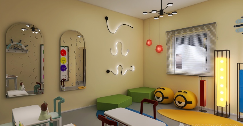 Afnan Kindergarten-7esya&manntsory 3d design renderings