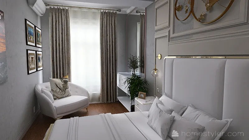 спальня в Севастополе 3d design renderings