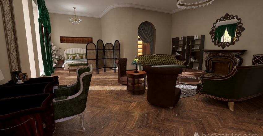 #EmptyRoomContest Lovely hotel room 3d design renderings