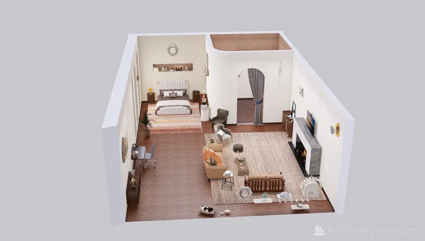 #EmptyRoomContest- Countryside in the city 3d design picture 102.6