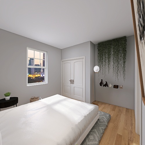 Bedroom Kate Walsh 3d design renderings