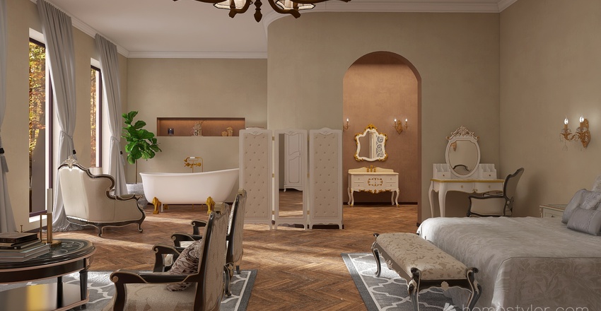 #EmptyRoomContest - Château du France Interior Design Render