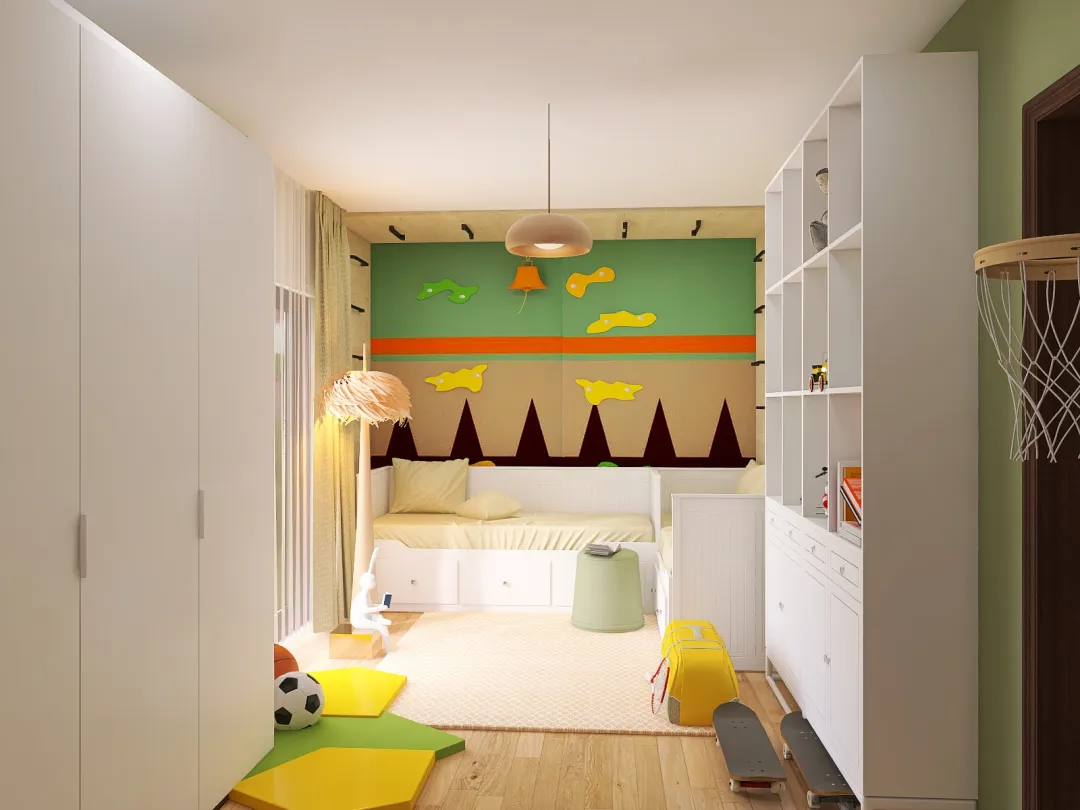 Camera copii Irina Mocanu 3d design renderings
